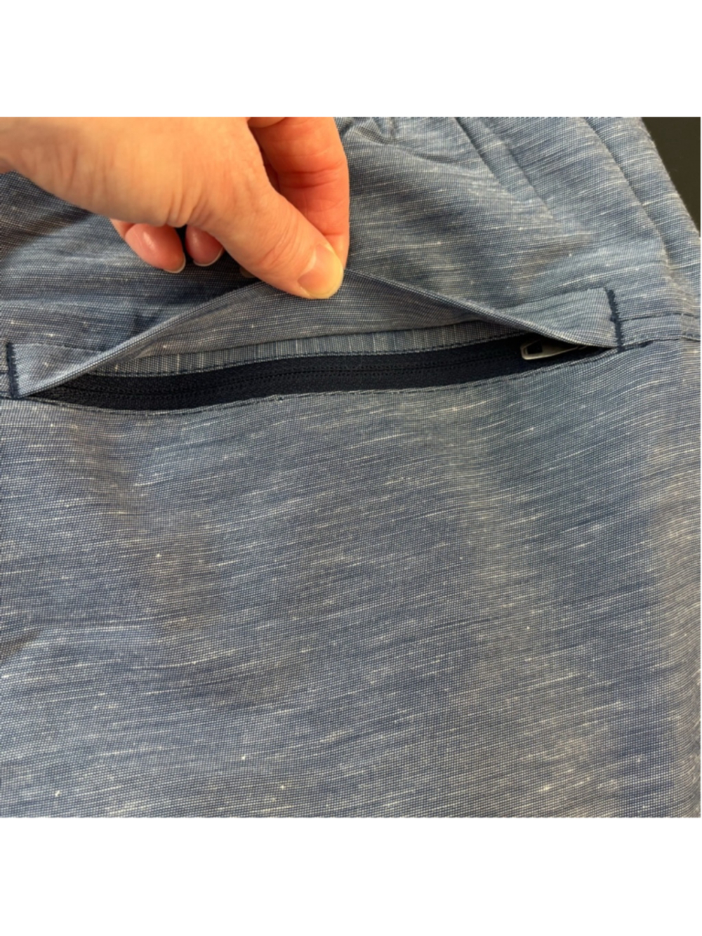 Lululemon LuluLinen Pull-On Pant In Club Blue Men’s Sz S - Picture 6 of 11
